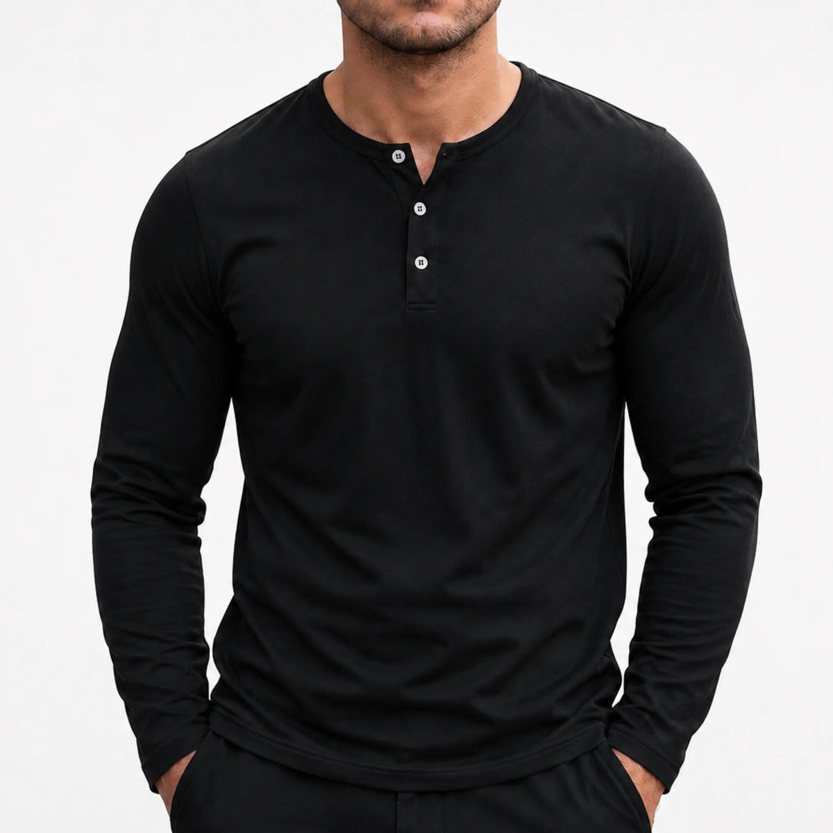 Bleamme Henley Long Sleeve Shirt