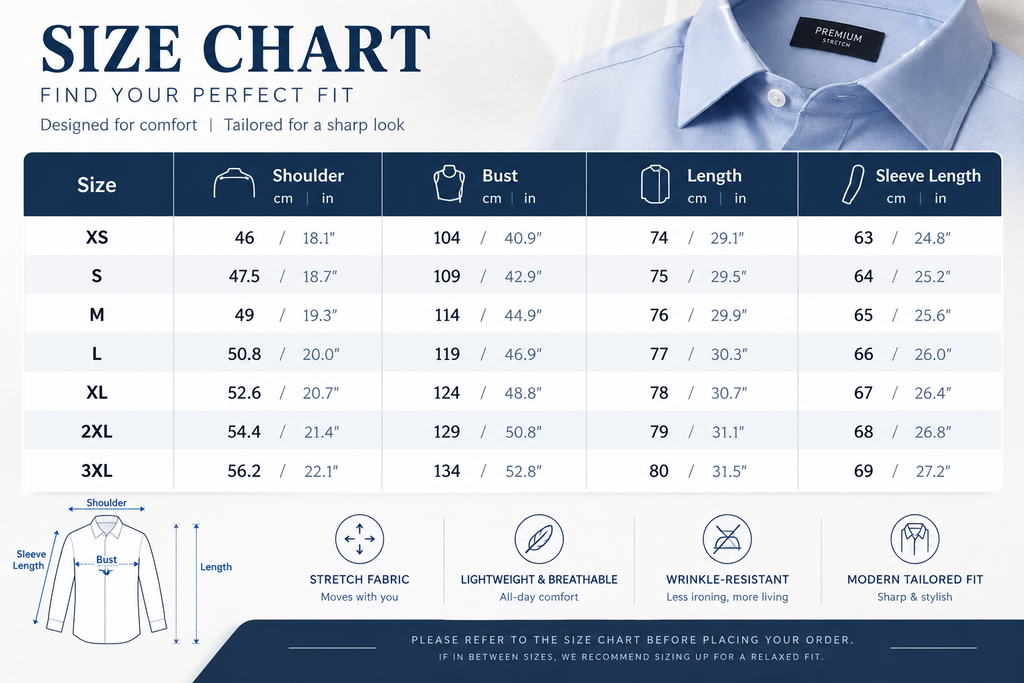 Non-Iron Stretch Shirt